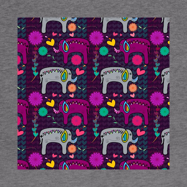 Elephant Pattern by AnimalPatterns